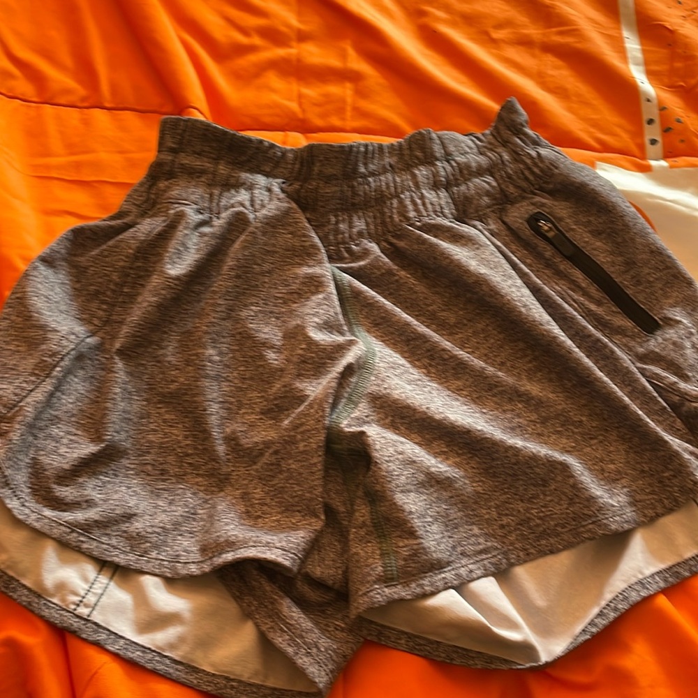 lululemon shorts in grey